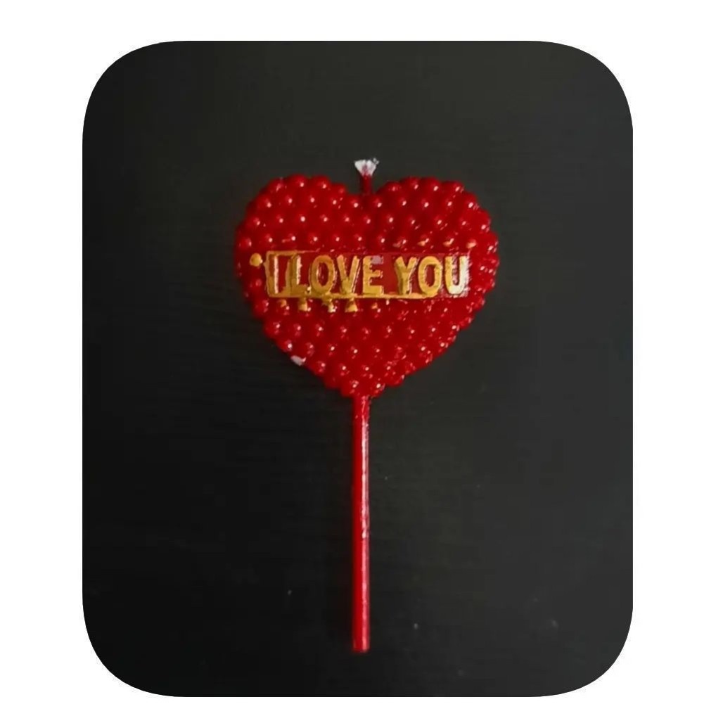 شمع مرواریدی قرمز