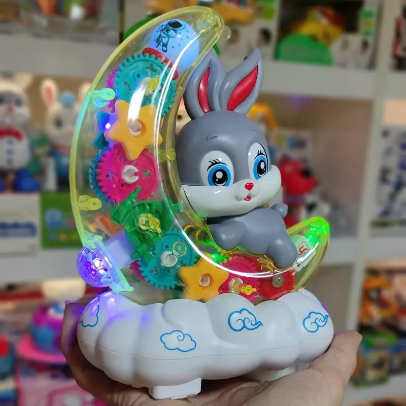 اسباب بازی چراغ خواب موزیکال خرگوش و ماه