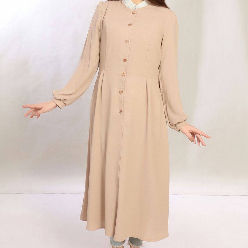 مانتو دکمه دار ساده و زیبا