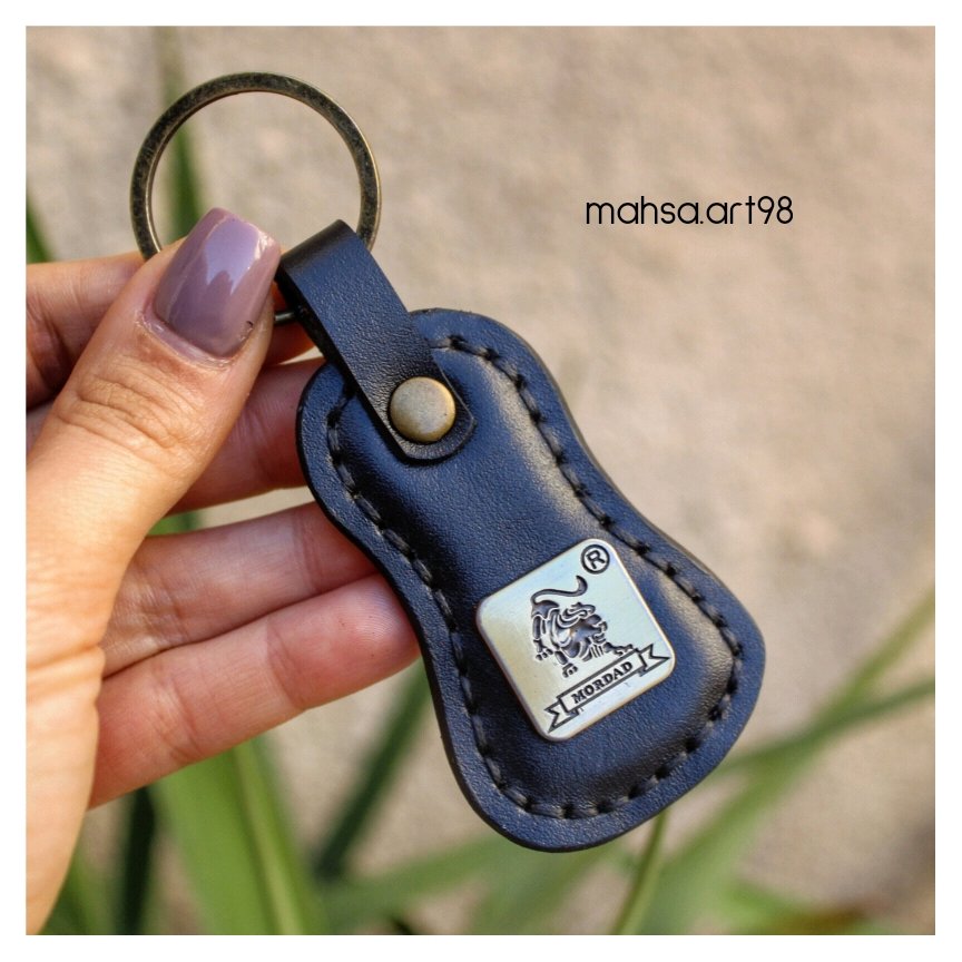 جاکلیدی چرم طبیعی ماه تولد