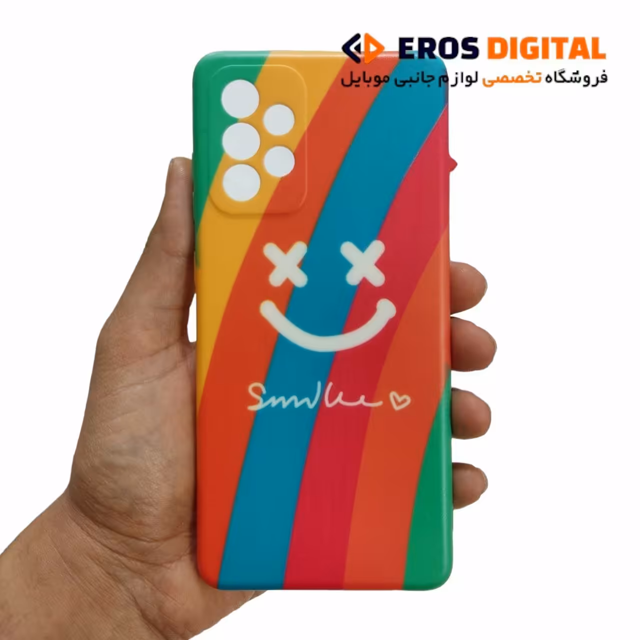 قاب طرح دار سامسونگ A72 پاپ سوکت دار - کد2