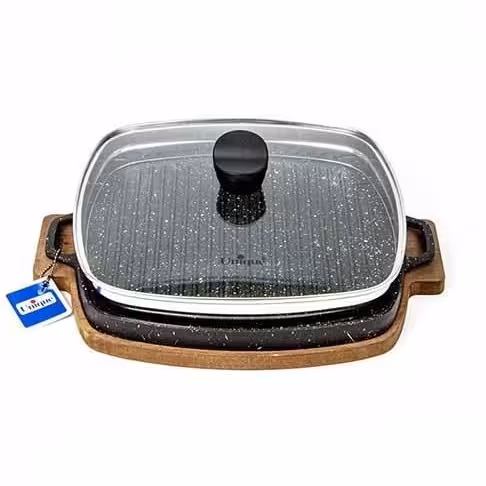 تابه گریل چدن مربعی یونیک سایز 32 کد 6017 - صنوبرکالا