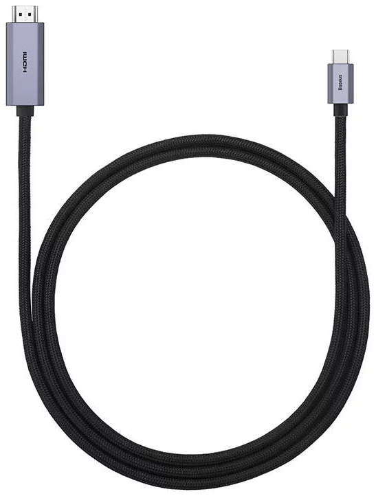 کابل تبدیل Type-C به HDMI باسئوس WKGQ010001 طول 1 متر