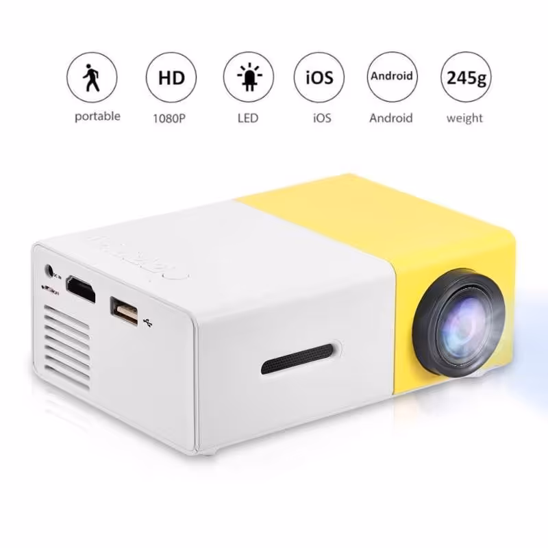ویدئو پروژکتور YG300 Mini Portable Projector 400