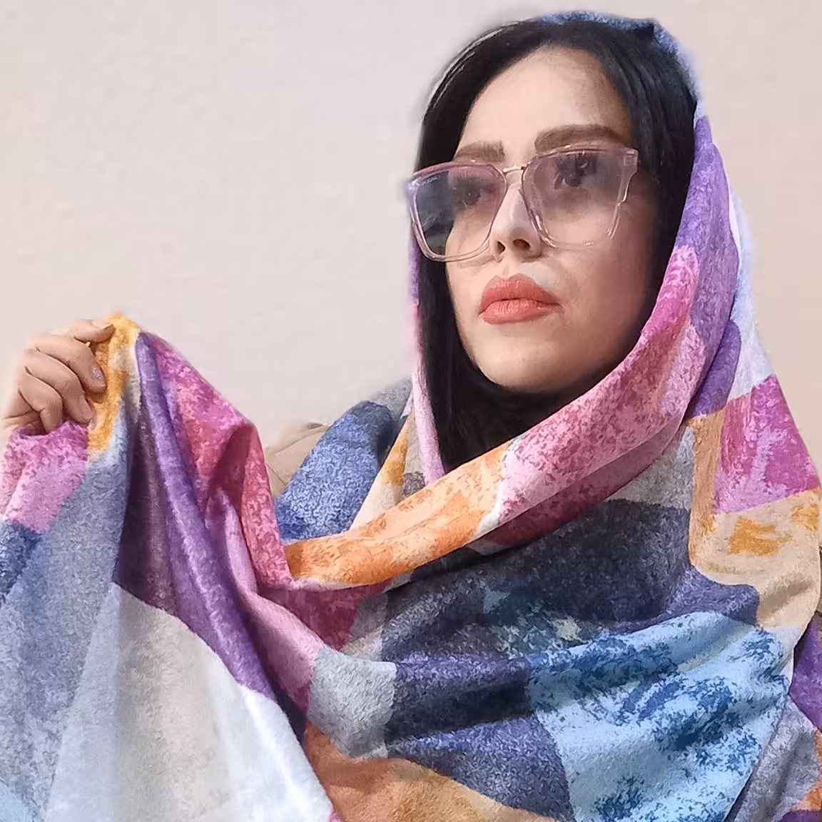 شال پاییزه مخمل ظریف درجه یک