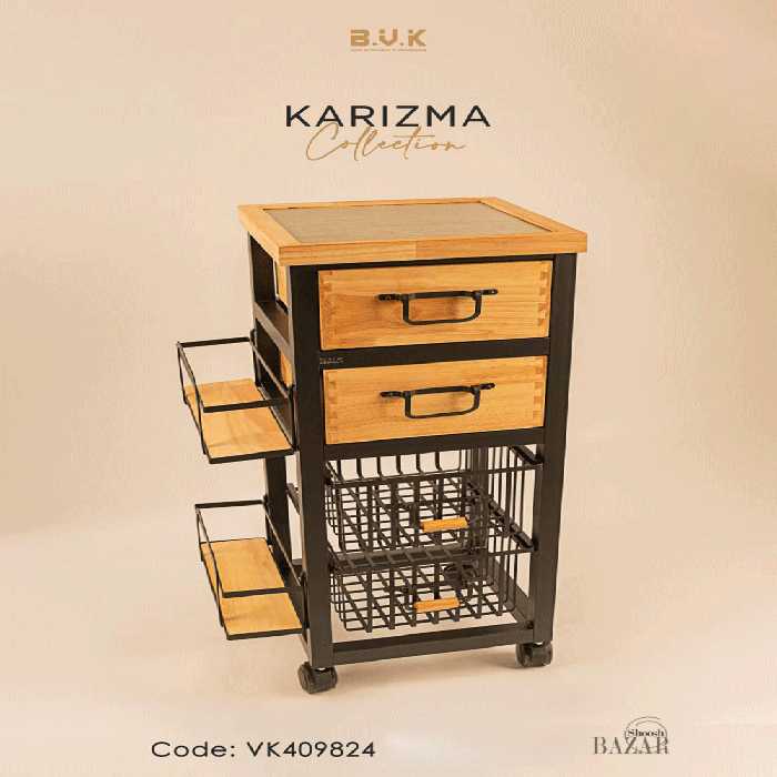 فایل 4 کشو بی وی کی کد 409824 بی وی کی مدل کاریزما