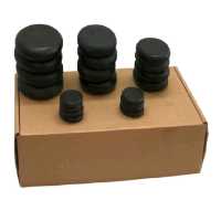 سنگ ماساژ بیضی شکل پک 20 عددی در سایز های مختلف   