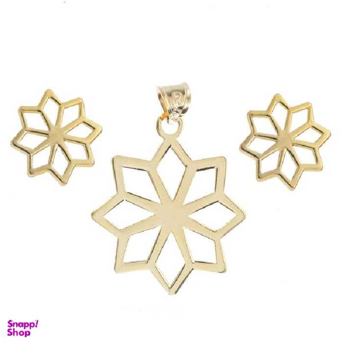 نیم ست طلا 18 عیار رزا مدل SG63