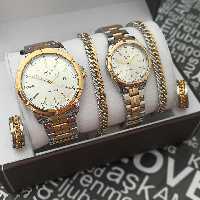 ست زنانه مردانه دستبند حلقه و ساعت کاسیو کیفیت قوی Casio 