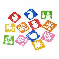 شابلون   حیوانات میوه جات