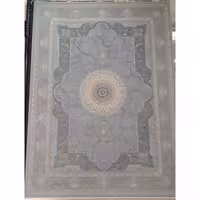 فرش ماشینی 1200 شانه اصل تراکم 3600 طرح نسیم زمینه نقره ای 12 متری جنس اکرولیک