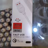 کابل شارژر فست تایپ سی KAMANTI مدل KT-A3 طول 1 متر