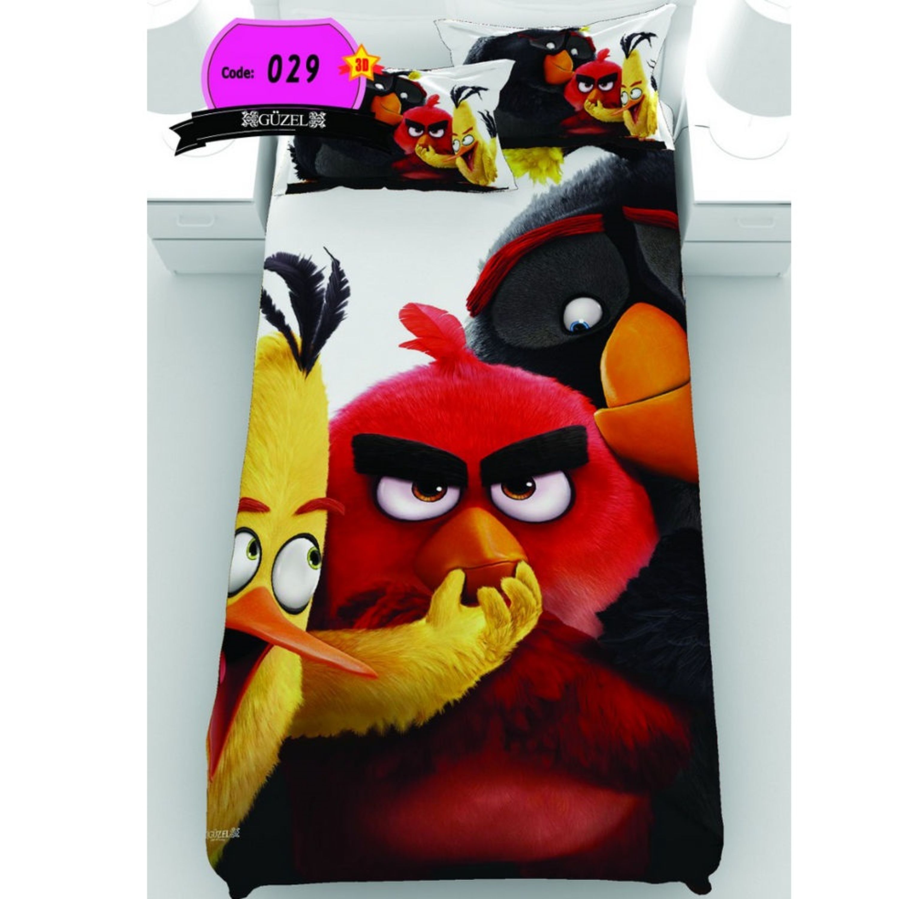 روتختی تک نفره سه بعدی برند گوزل -5 تکه -کد 29