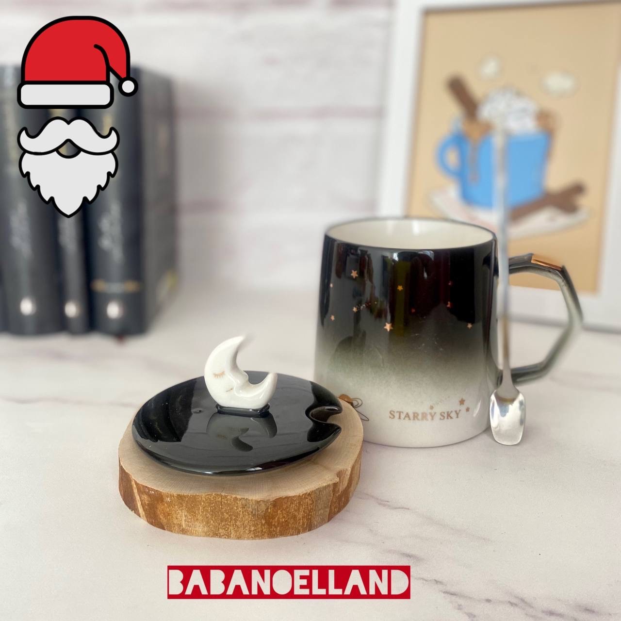 ماگ ماه مشکی