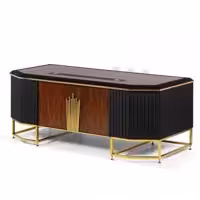 میز مدیریت مدل d 20  ام دی اف وکیوم دارای دوسال ضمانت  ارسال بصورت پس کرایه به سراسر کشور  مبلمان اداری فیض 