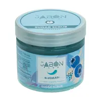 اسکراب شکری لایه بردار پوست ژبن پلاس مدل عصاره بلوبری وزن 450 گرم