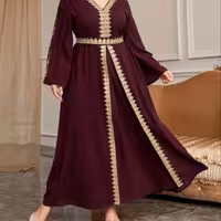 لباس مجلسی روژینا با کمربند
