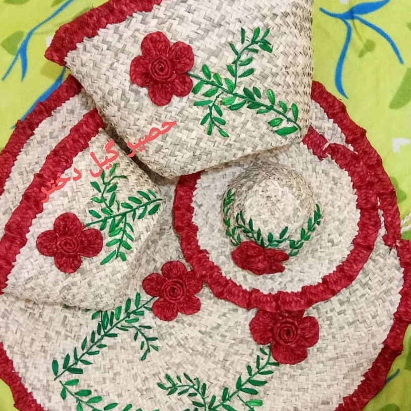 ست حصیری جذاب4تیکه