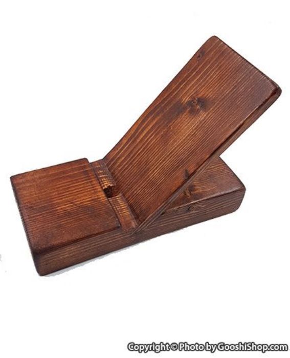 پایه دست ساز چوبی نگهدارنده گوشی مدل اس ام 10
