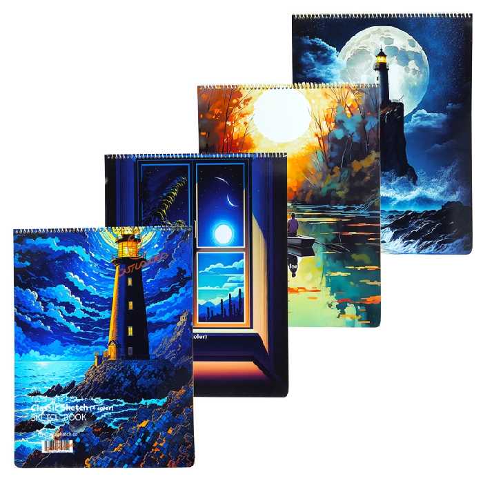 دفتر طراحی 120 _160 گرم کلاسیک classic