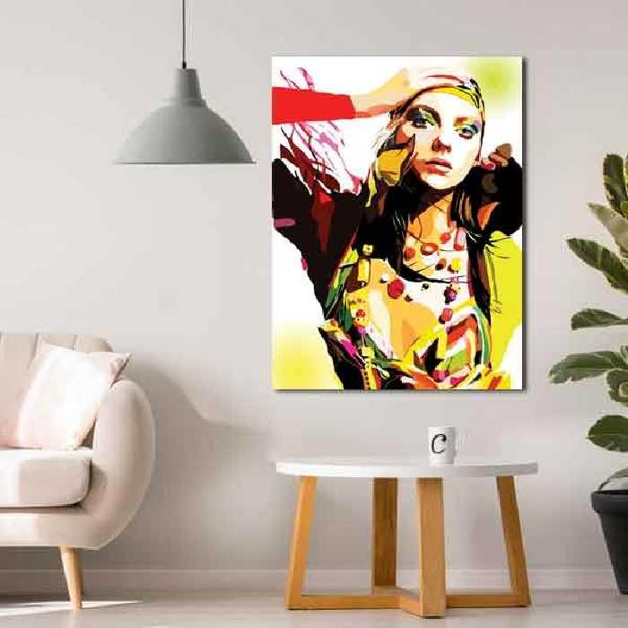 تابلو بوم چاپی لاویا طرح پرتره کد ART-1941