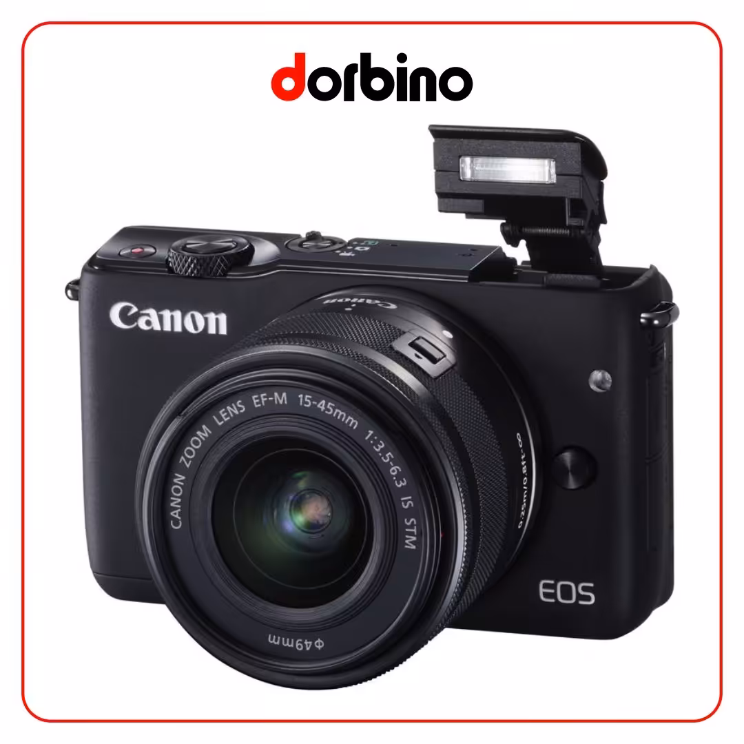 دوربین عکاسی کانن Canon EOS M10 Camera with 15-45mm is Stm Lens (Black) - فروشگاه دوربین دوربینو