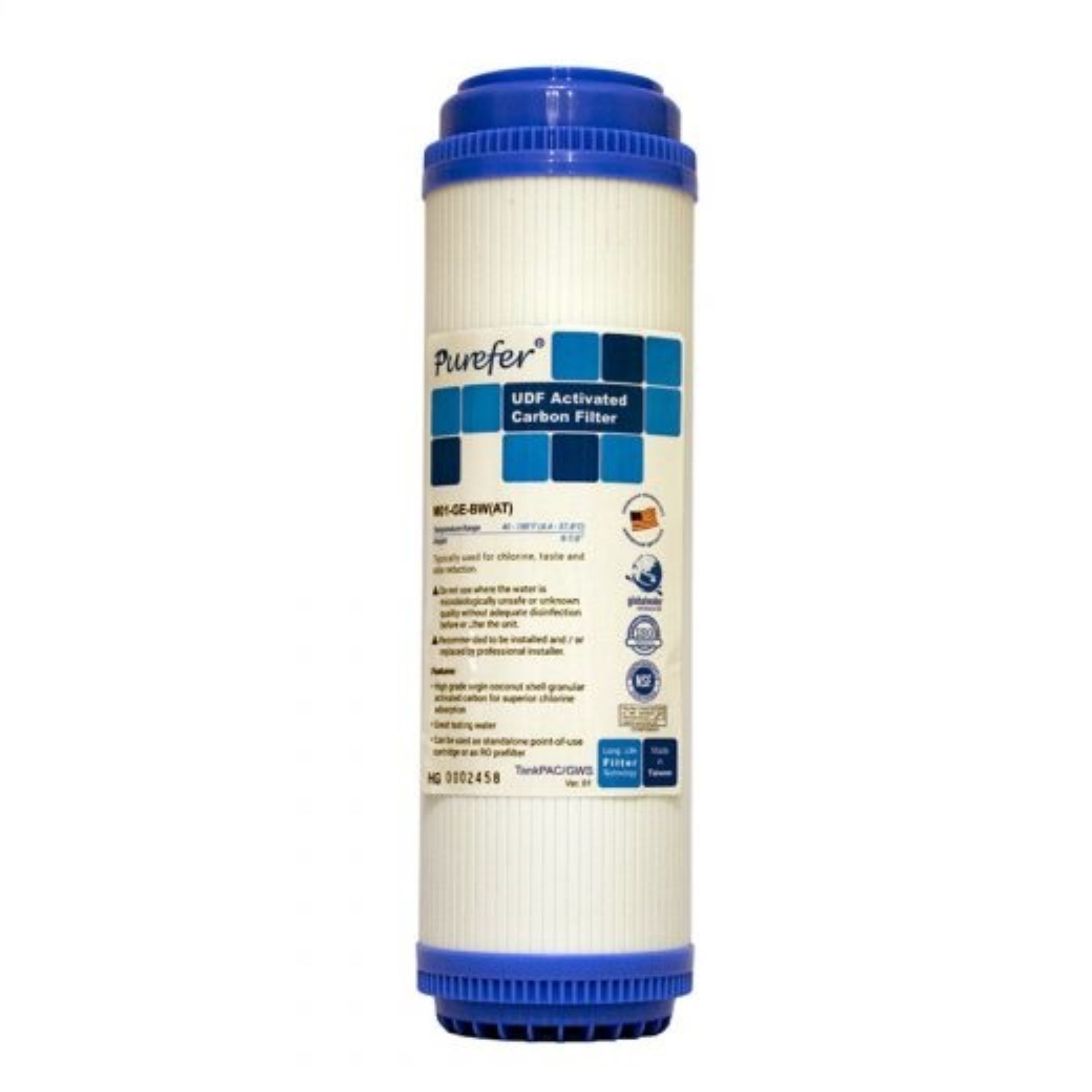 فیلتر دستگاه تصفیه آب کربن فعال پیوری فر  خانگی