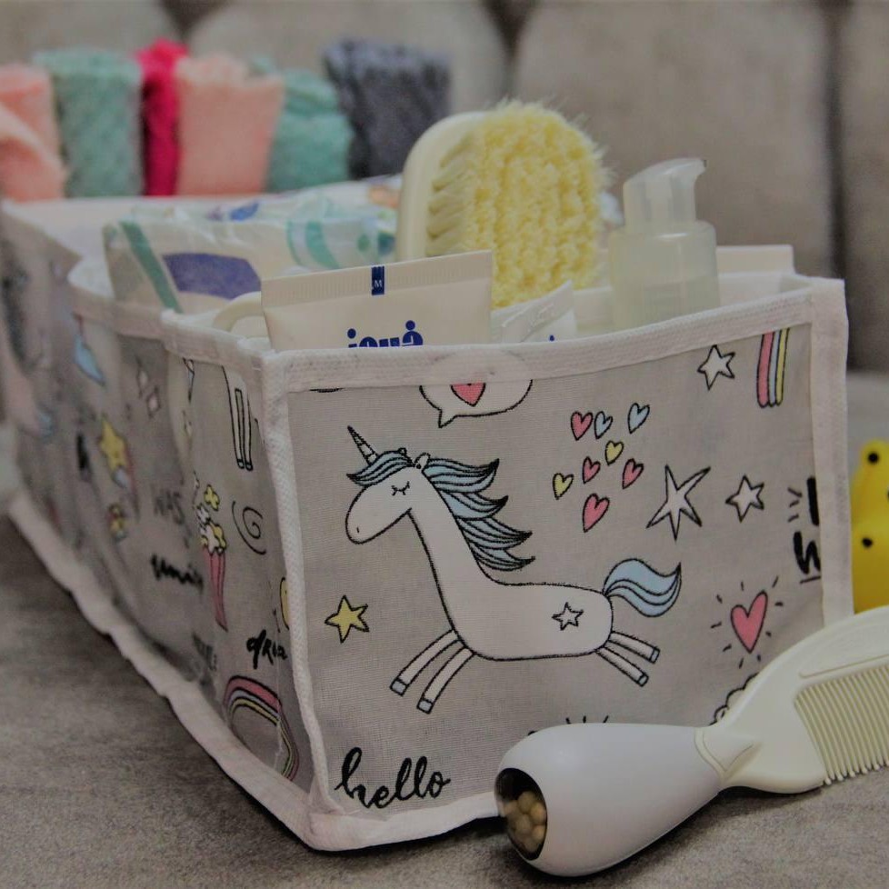 نظم دهنده کشوکودک پارچه ای طرح دار