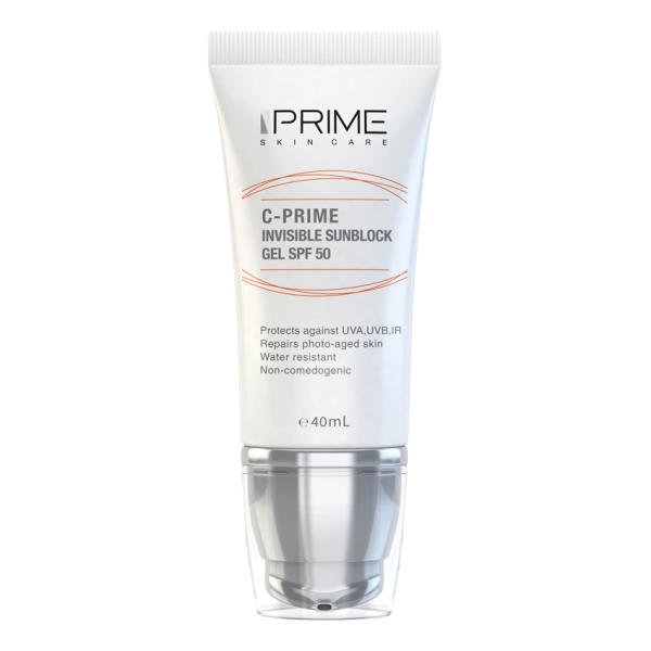 پرایم پریم ژل ضدآفتاب پریم سری C-PRIME حجم 40 میلی لیتر بافتی سبک و ضدلک  انقضا 1406