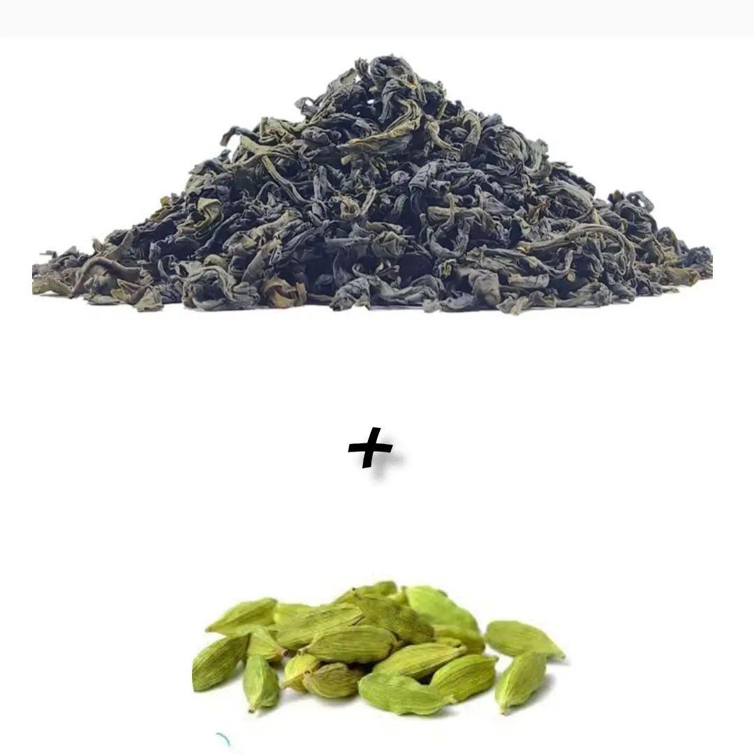 چای سبز با هل طبیعی(1000گرم)کد3304