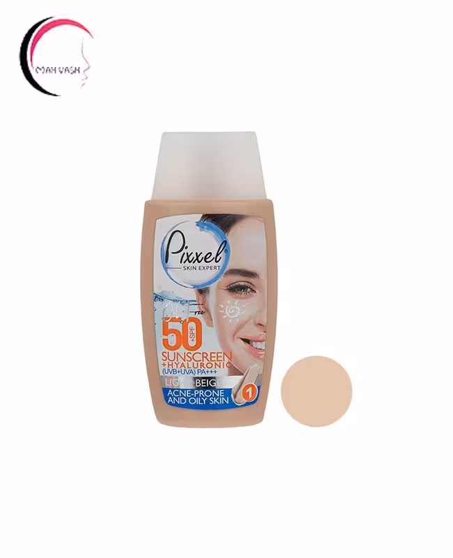 کرم ضد آفتاب رنگی پیکسل مناسب پوست چرب  SPF50 حجم 50 میل