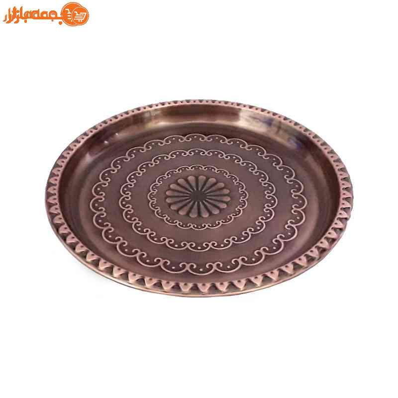 سینی پذیرایی طرح مسی