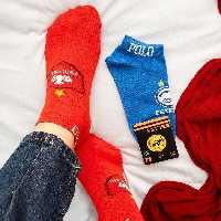 جوراب استقلال و پرسپولیس نخی فری سایز 36 تا 42 