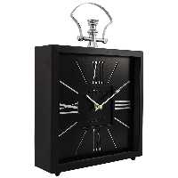 ساعت رومیزی آرتمیس مدل 2030 بلک (زه مشکی و صفحه مشکی) و اعداد سیلور(نقره ای)