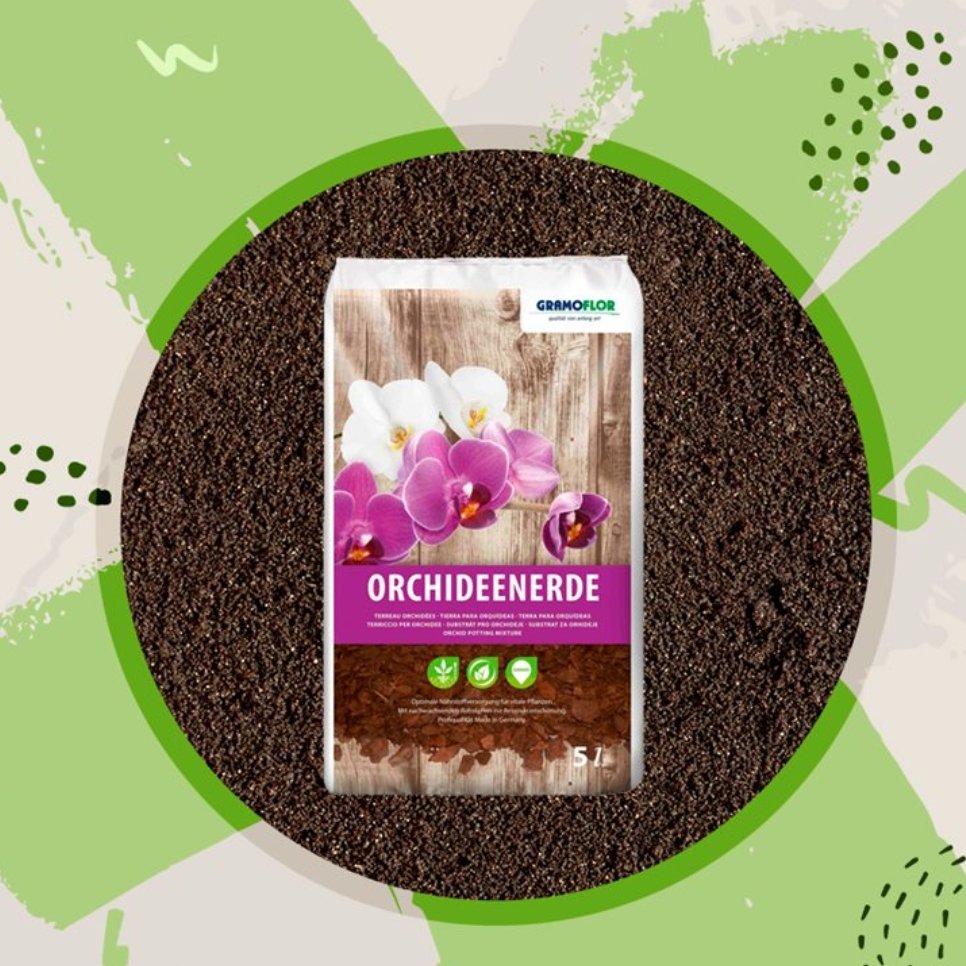 خاک ارکیده گرامافلور مدل GO5 حجم 5 لیتری