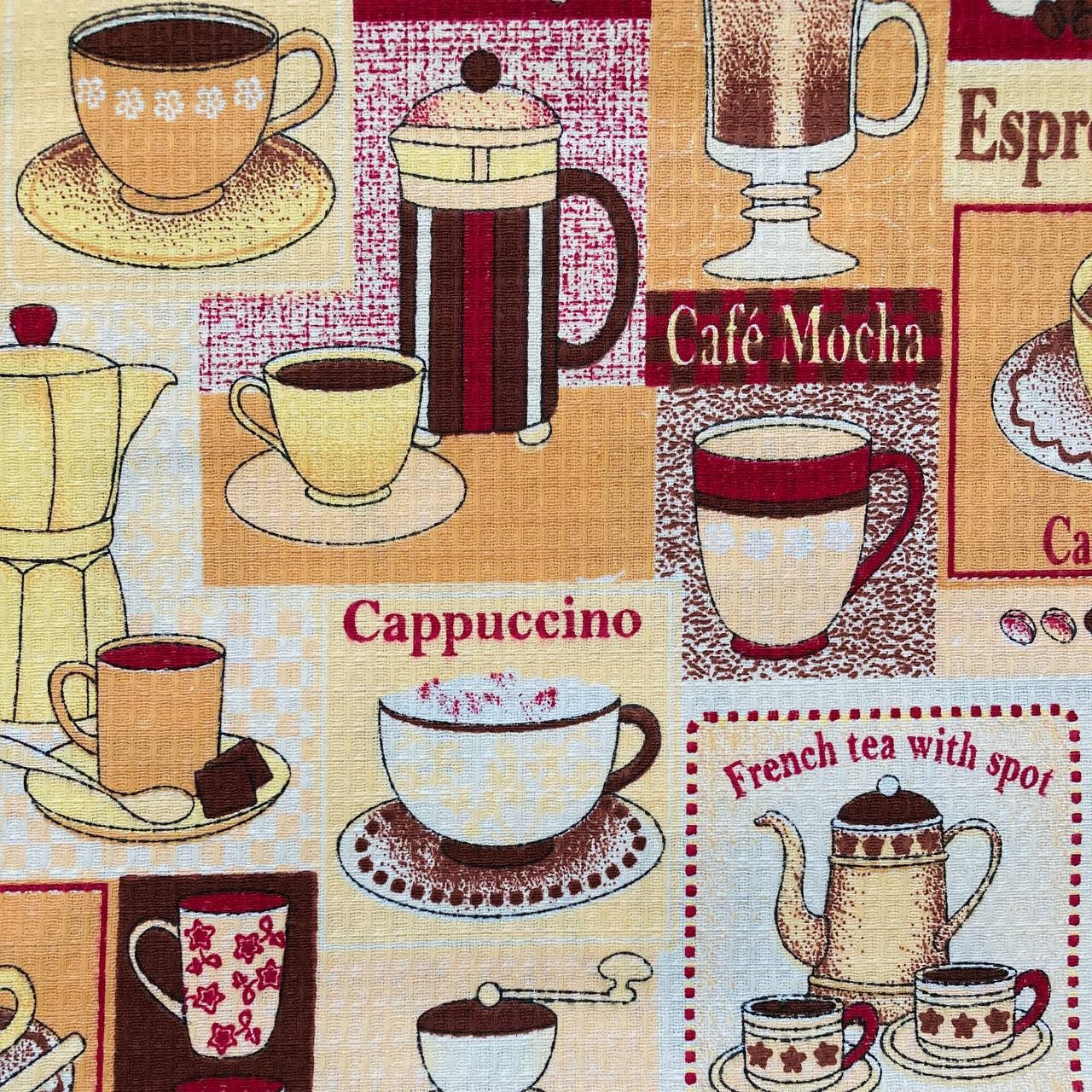 پارچه نسوز آشپزخانه ای طرح coffee عرض 1.5 زیبا و باکیفیت