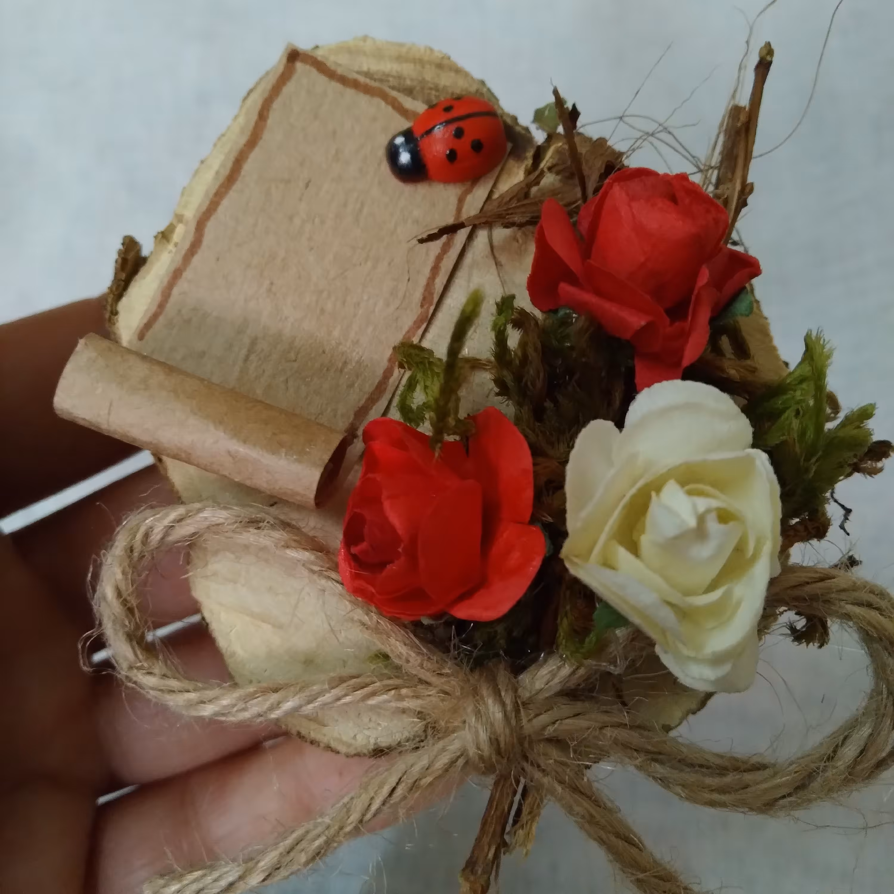 دست سازهای کوچک من گیفت چوبی ستاره چوبی