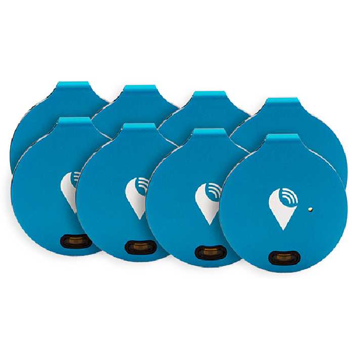 ترک آر گجت هوشمند مکان یاب مدل Bravo Tracker 8 Pack پکیج 8 تایی آبی - Hiapple.ir