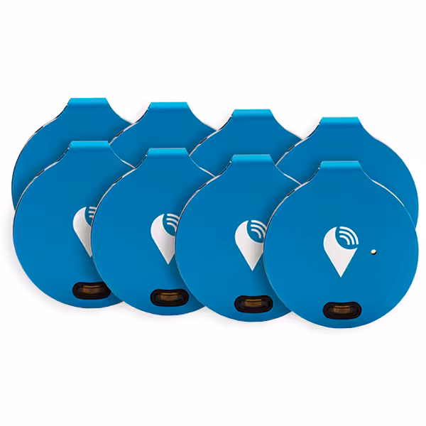 ترک آر گجت هوشمند مکان یاب مدل Bravo Tracker 8 Pack پکیج 8 تایی آبی - Hiapple.ir