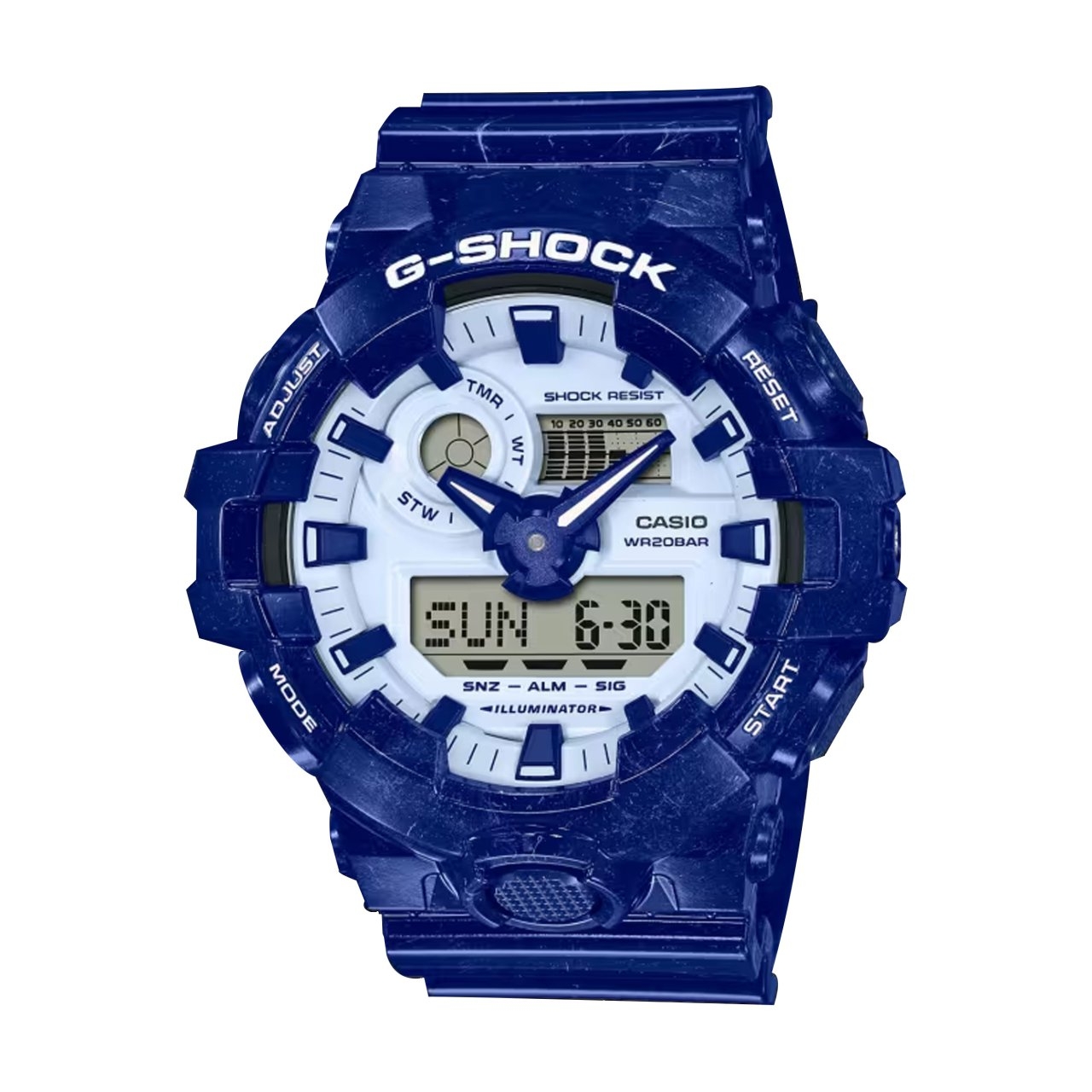 ساعت مچی عقربه‌ای مردانه کاسیو مدل GA-110BWP-2ADR