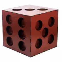 جاشمعی - شمعدان مرکوری شاپ مدل تاس کد 112503