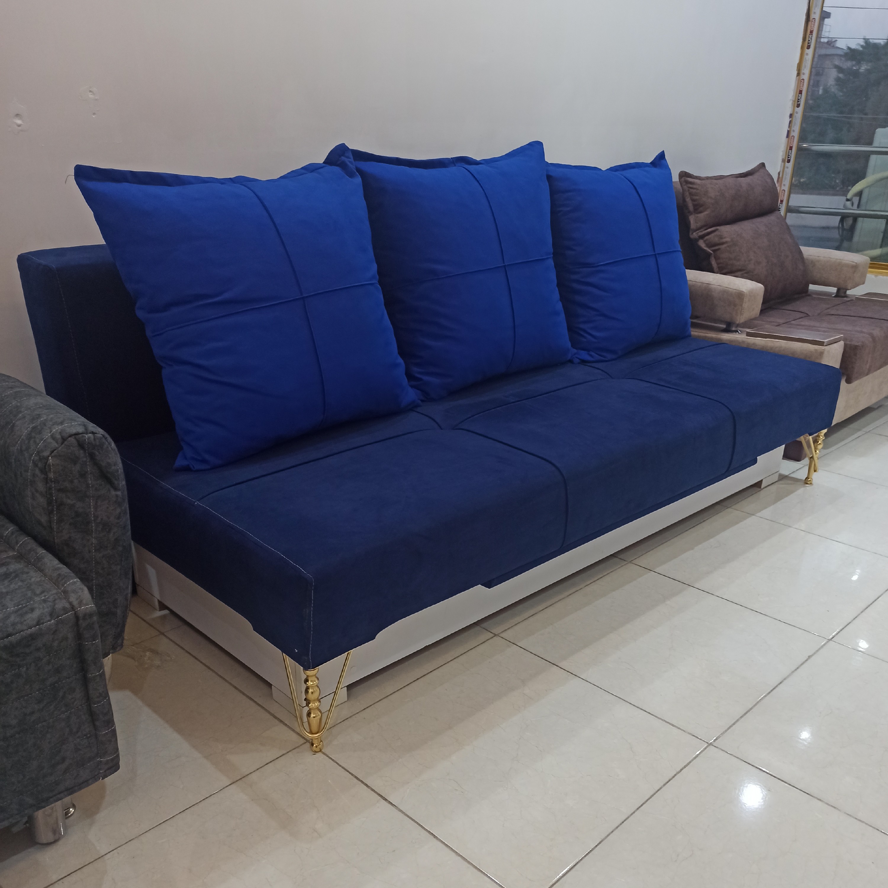 مبل تختخوابشو لولیتا باکس دار 24 ماه ضمانت 