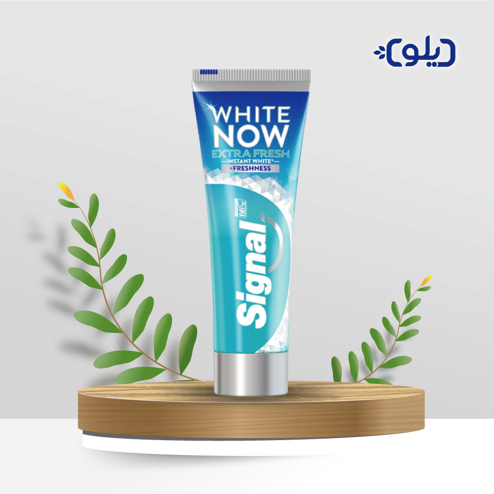 خمیر دندان سفیدکننده وایت ناو سیگنال Extra Fresh