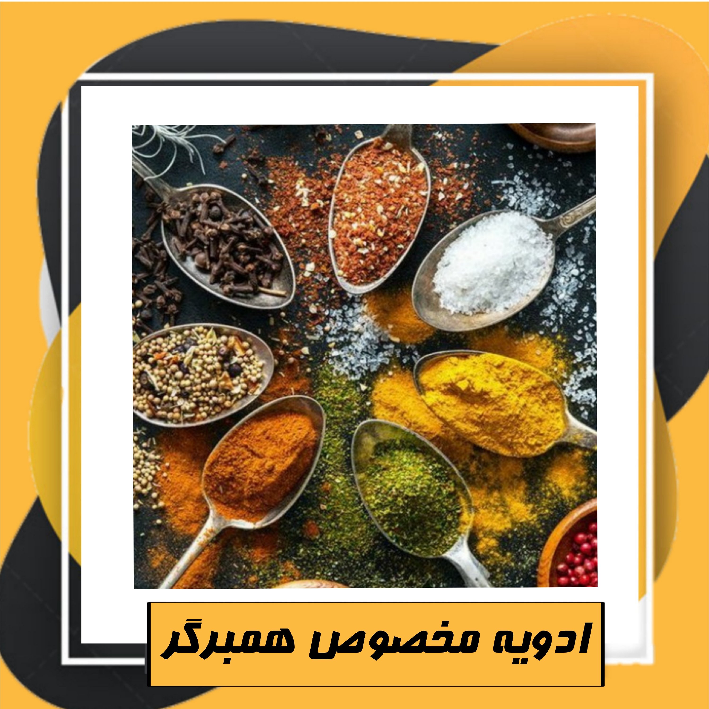 ادویه مخصوص همبرگر 24قلم(100گرم) 