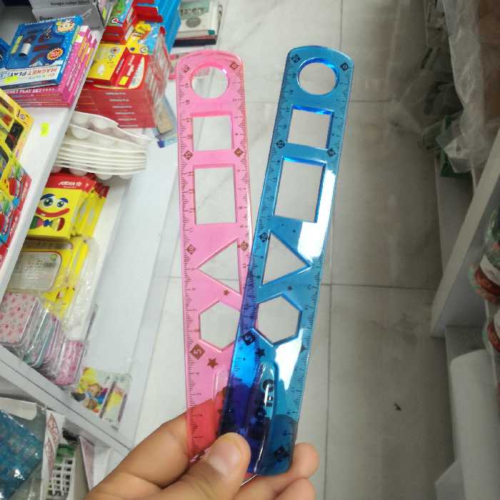 خط‌ کش شابلون‌دار 20 سانتی