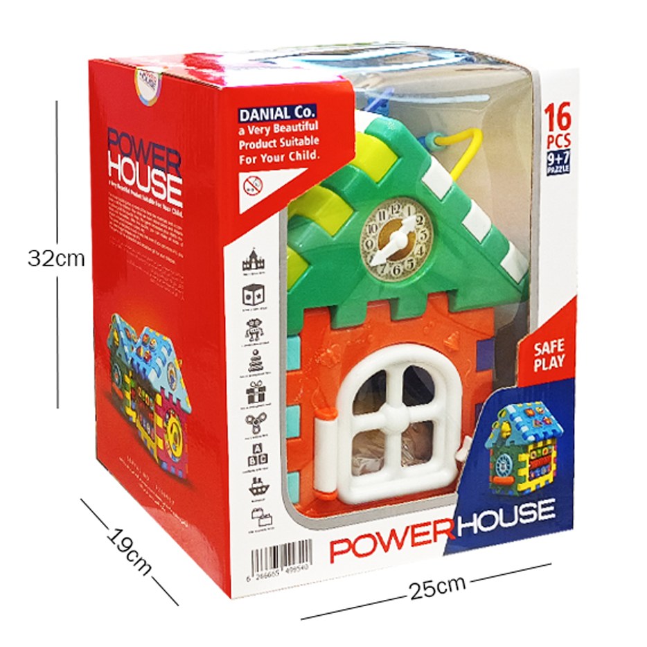 اسباب بازی فکری آموزشی کلبه هوش همه کاره سایز بزرگ برند دانیال  صادراتی 