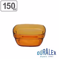کاسه چهار گوش کوچک 9 عسلی دورالکس DURALEX AMBER