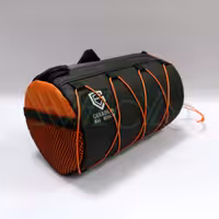 کیف دوچرخه استوانه ای روی فرمان - نارنجی- 20 سانتی متری - برزنتی