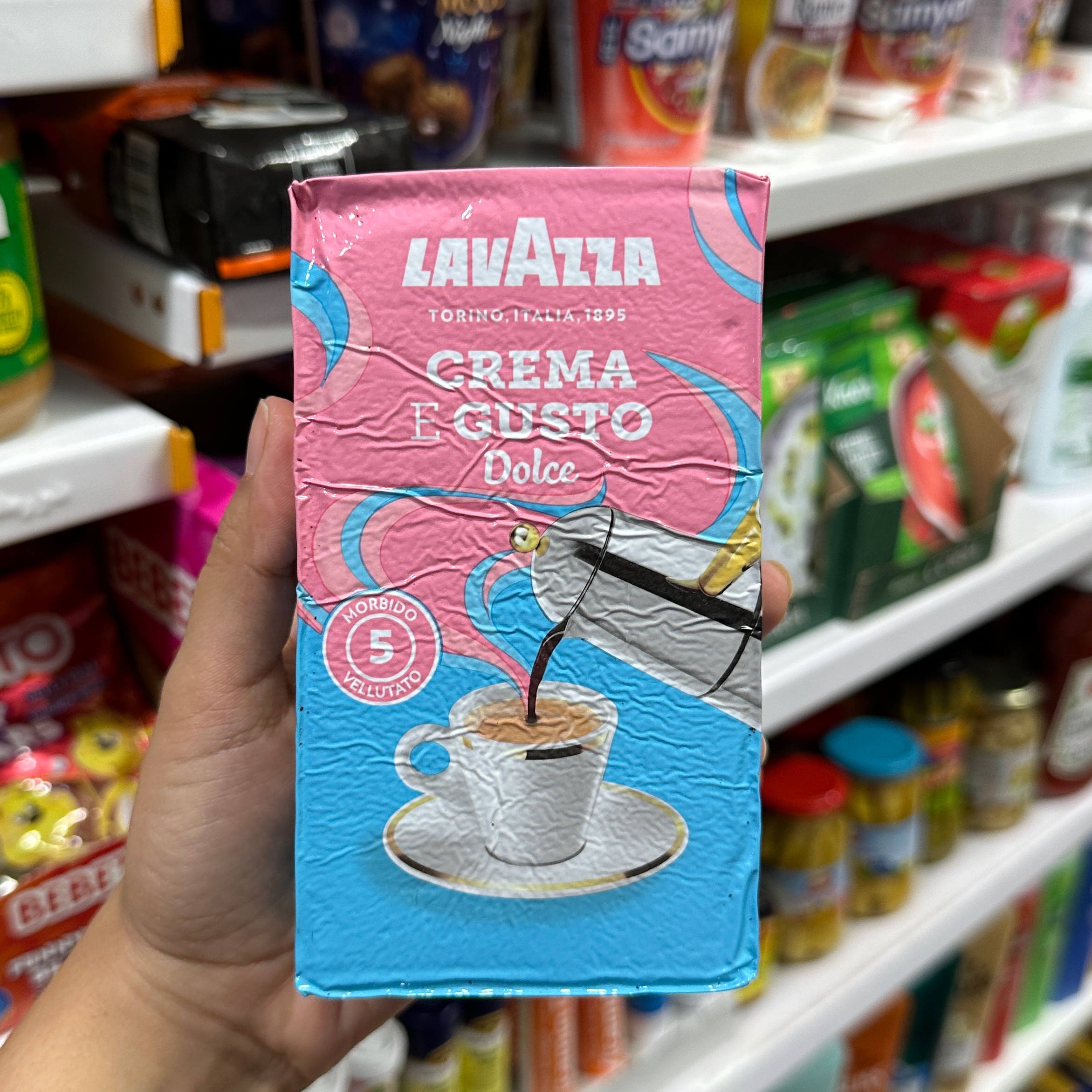 قهوه لاوازا کرما گوستو دولچه 250 گرمی Crema Gusto Dolce Lavazza Crema Gusto Dolc