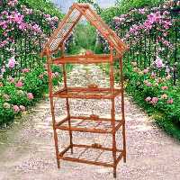 کتابخانه شلف استند حصیری کلبه ای شلف استند 4ط کیفیت صددرصد  فاصله طبقات 30در عرض 60ارسال با تیپاکس پسکرایه